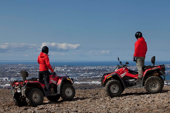 1 Hour ATV Quad Tour : Pick up from Reykjavik (2 persons per ATV) - Safety briefing and ATV basics, what beginners should expect