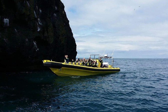 2 hour Round Trip in Vestmannaeyjar on a RIB Boat - Stop 2: Around Vestmannaeyjar’s sea caves, elephant rock, and seabirds