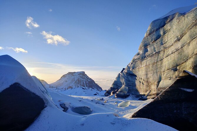 3 Hours Katla Ice Cave Tour/Meet in Vík - Inside the cave: stunning ice, but plan your expectations