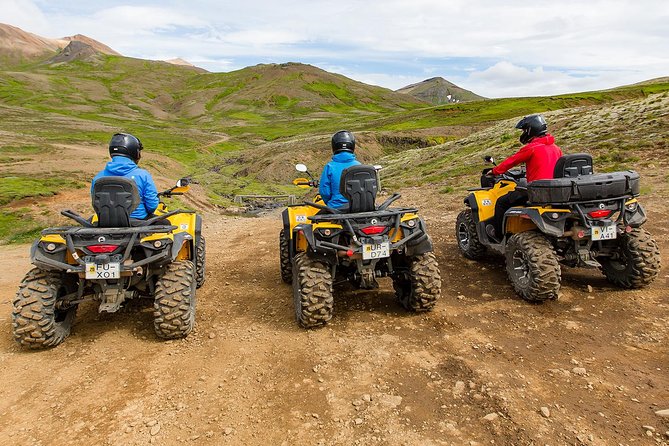 ATV & Golden Circle Adventure from Reykjavik - ATV time: one hour of frozen terrain, dusk skies, and off-road snow