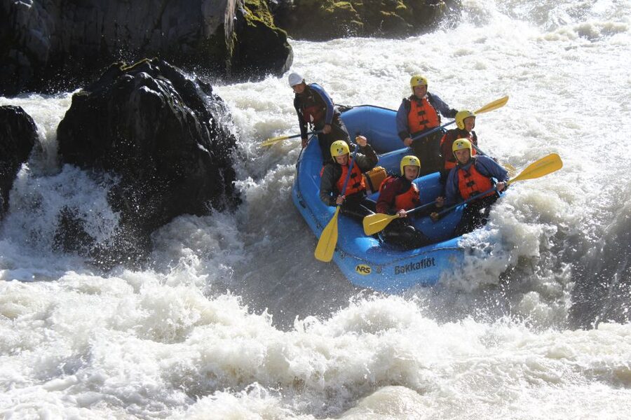 East Glacial River Extreme Rafting - Where the day starts: meeting at Bakkaflöt, 560 Varmahlíð