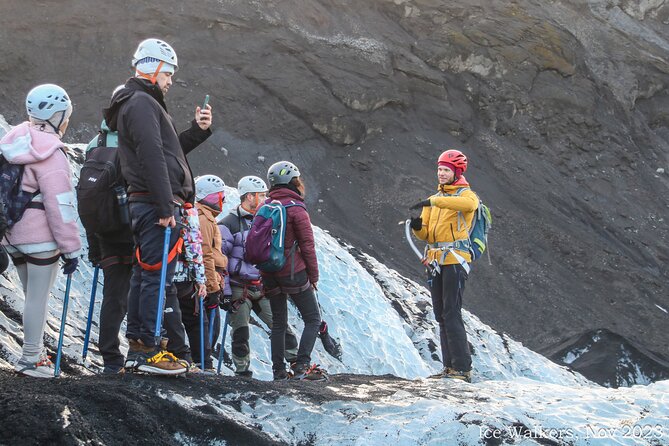 Easy Hike on Sólheimajökull Glacier - What to wear and bring when shoes and rain gear are not included