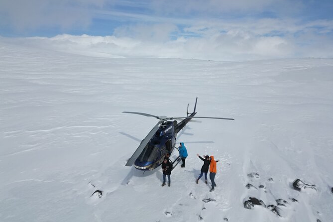 Fire and Ice Helicopter Tour: Glacier and Hengill Geothermal Area - Þórisjökull glacier landing: snowballs, photos, and icy air