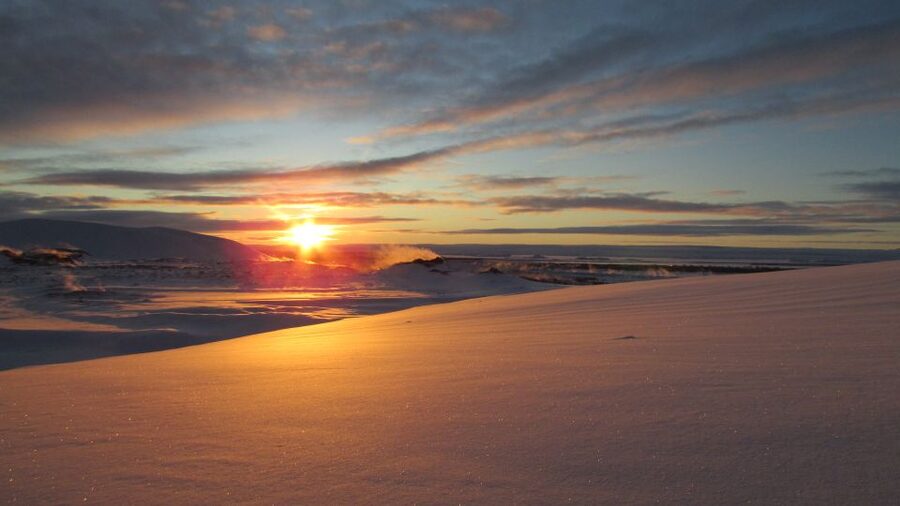 From Akureyri: Godafoss and Lake Myvatn - Winter conditions in the north, and how guides handle reduced light