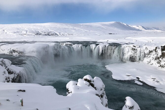 From Akureyri Port: Godafoss Waterfall Tour for Cruise Ships - Stop 1 at Godafoss: the short walk, the big impact