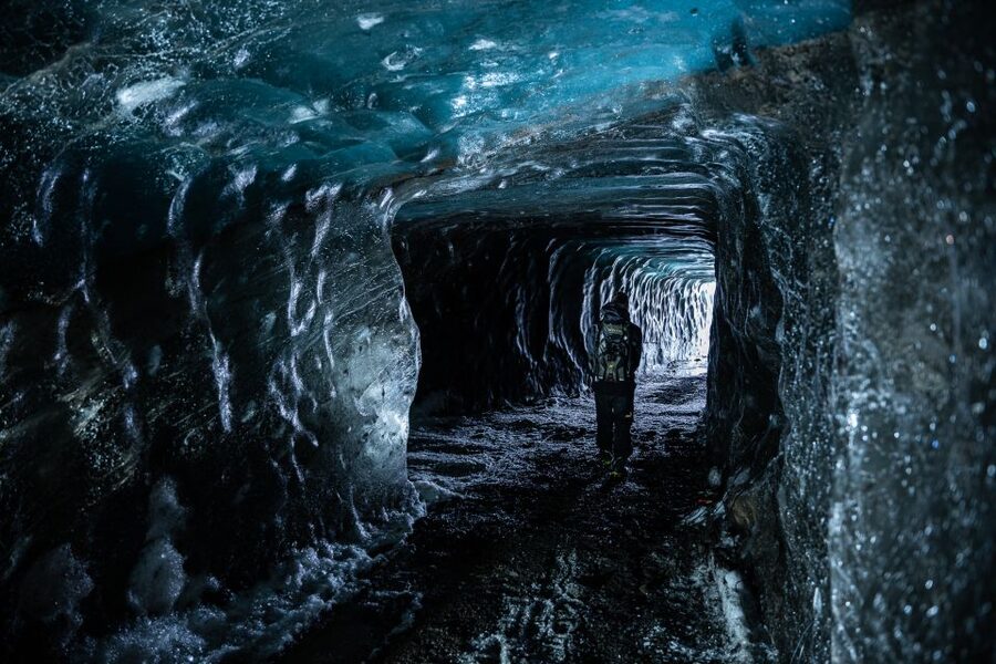 From Gullfoss: Langjökull Ice Cave and Snowmobile Tour - Gear matters on Langjökull: how the included snowsuit setup keeps you comfortable