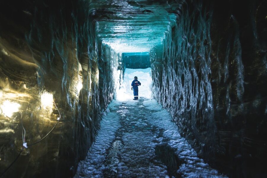 From Gullfoss: Langjökull Ice Cave and Snowmobile Tour - Getting there and back: roundtrip transport makes the day easier