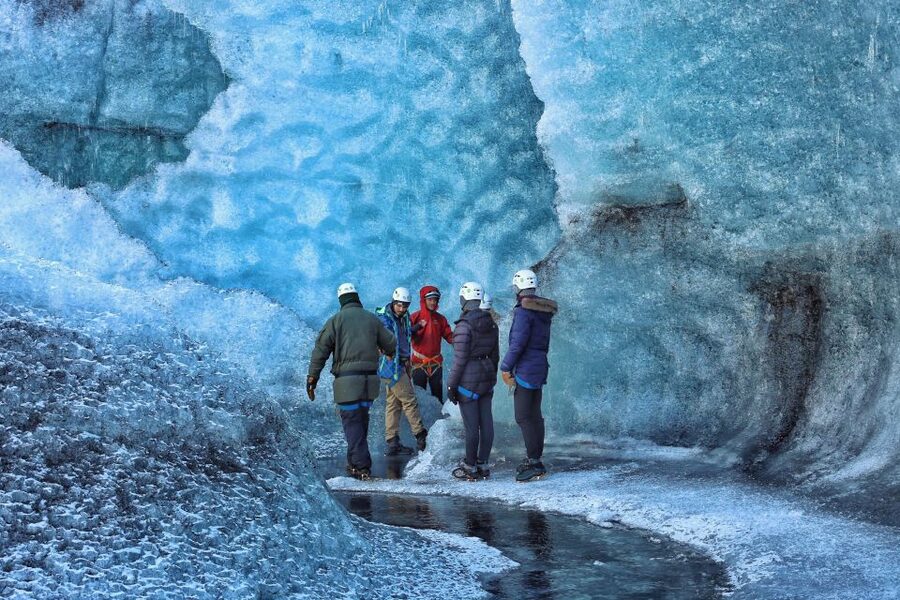 From Jökulsárlón: Ice Cave and Glacier Exploration Tour - The glacier walk: a medium-difficulty trek you should take seriously