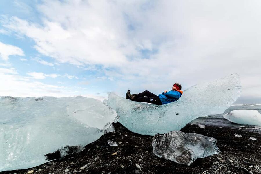 From Reykjavík: 2-Day South Coast Adventure - The 3-hour Ice Cave tour on Vatnajökull’s outlet glacier