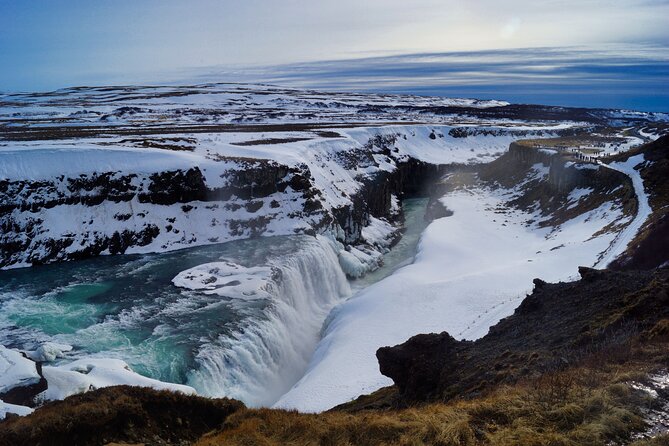 From Reykjavik: Full Day Private Golden Circle Tour in Iceland - Kerið Crater: red and green slopes with deep blue water