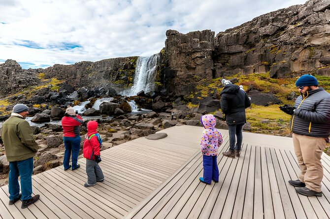 From Reykjavik: Full Day Private Golden Circle Tour in Iceland - Thingvellir National Park: stand in the tectonic rift