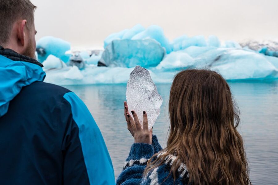 From Reykjavik: Jökulsárlón Glacier Lagoon and Diamond Beach - Diamond Beach: black sand, ice sparkle, and movie-level photogenic chaos