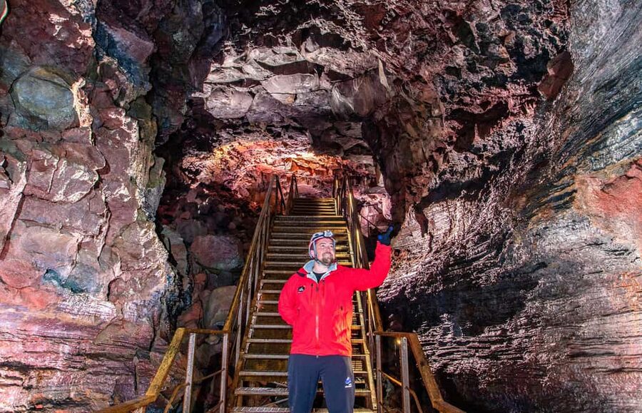From Reykjavik: Lava Caving Tour - What happens at the cave entrance: briefing, then into the dark