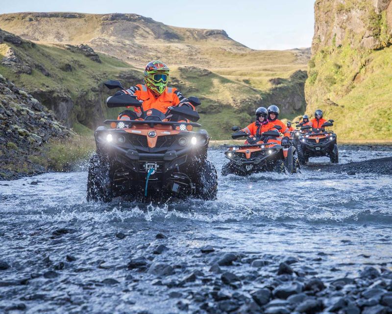 From Reykjavik: South Coast, Plane Wreck, & Beach ATV Tour - Waterfall powerhouse: Skógafoss and Seljalandsfoss with real time to enjoy them