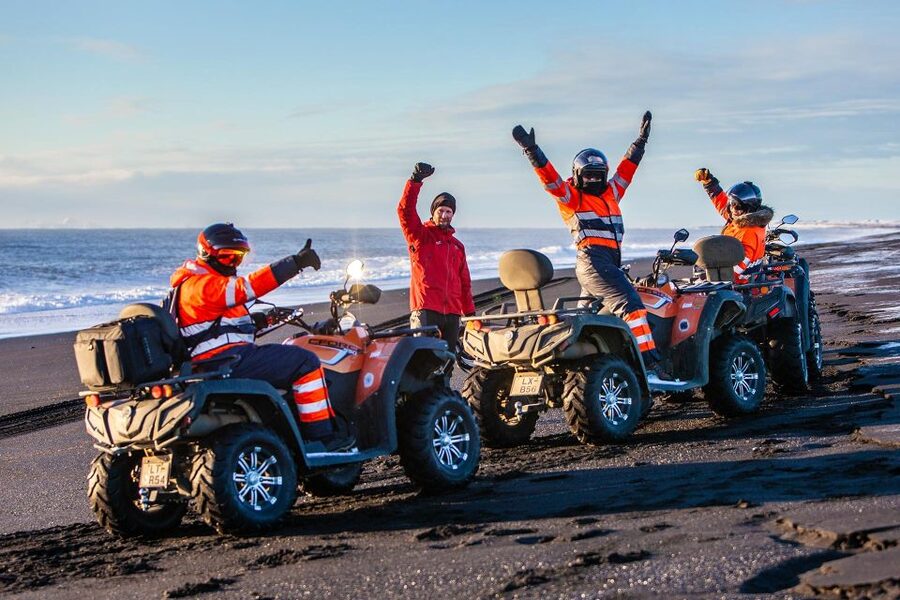 From Reykjavik: South Coast, Plane Wreck, & Beach ATV Tour - Dyrhólaey and Mýrdalsjökull: big Iceland views between the stops