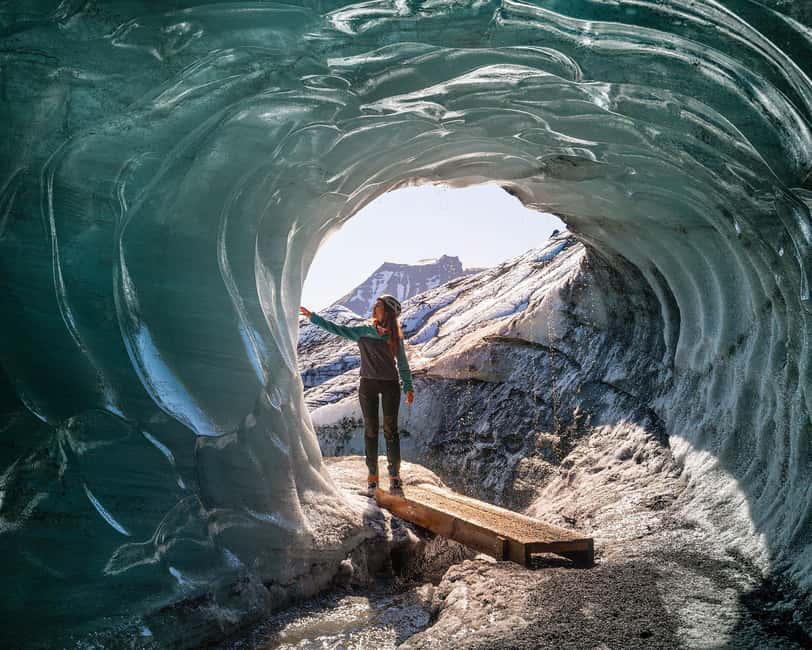 From Vik: Katla Ice Cave and Super Jeep Tour - Gear-up moment: crampons and helmets