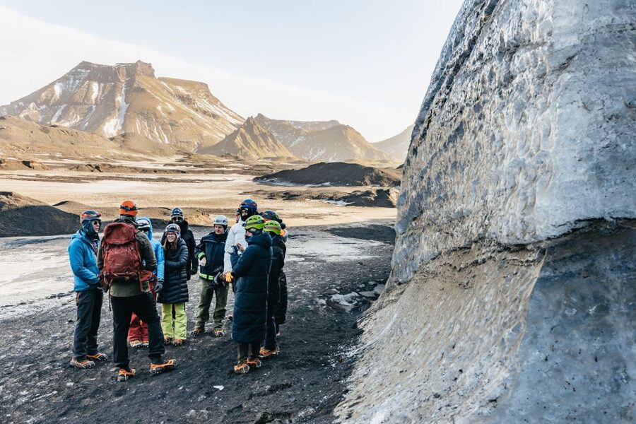 From Vik: Katla Ice Cave and Super Jeep Tour - The glacier walk itself: beginner-friendly, but not casual