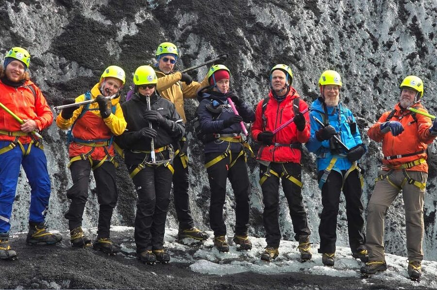 Glacier Hike, South Coast Iceland, Black Beach & Sky Lagoon - Sólheimajökull Glacier Hike: Gear Up and Take It Step by Step