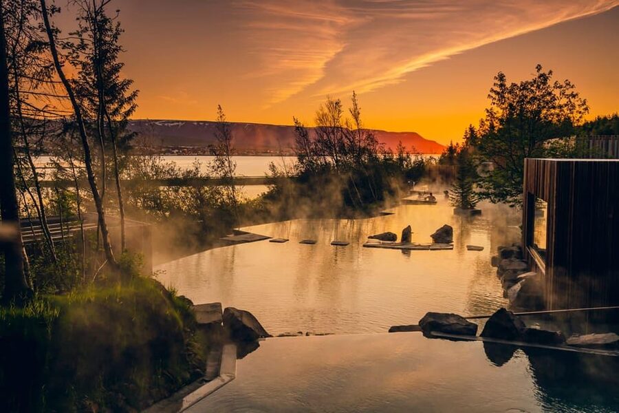 Goðafoss Waterfall, Santa Claus House and Forest Lagoon - A Smart Winter Combo: Waterfall, Christmas, and Warm Water