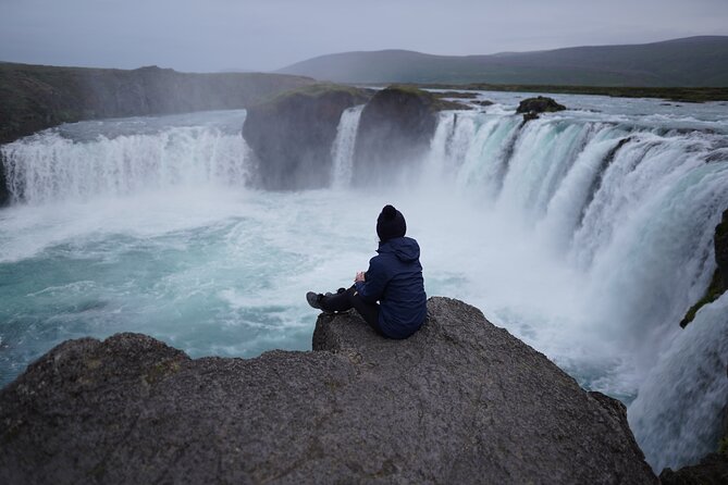 Godafoss Waterfall & Turf House Half-Day Tour from Akureyri Port - Eyjafjörður views on the return to Akureyri