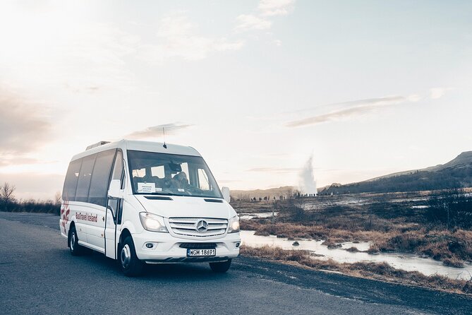 Golden Circle and Kerid Minibus Tour with Blue Lagoon Transfers - Gullfoss: Two Tiers, Big Water, Easy Photo Angles