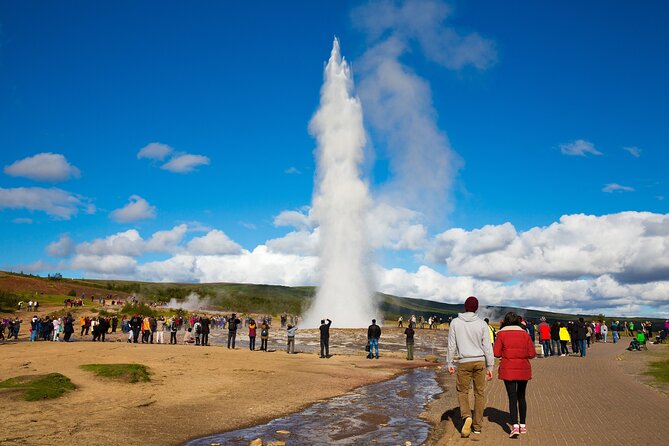 Golden Circle Full-Day Tour from Reykjavik with Admission to Sky Lagoon - Gullfoss: the roar, the three-step drop, and a glacier sighting if the sky cooperates