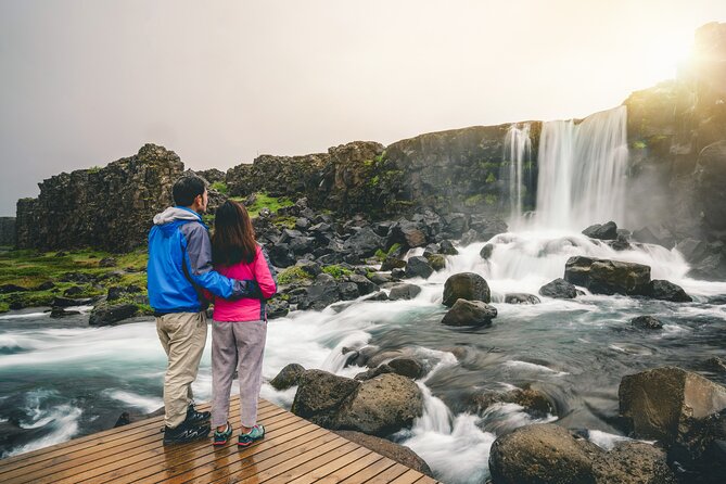 Golden Circle Iceland: Full-Day Guided Tour from Reykjavik - Gullfoss Waterfall: The Two-Tier Roar and the Mist Zone