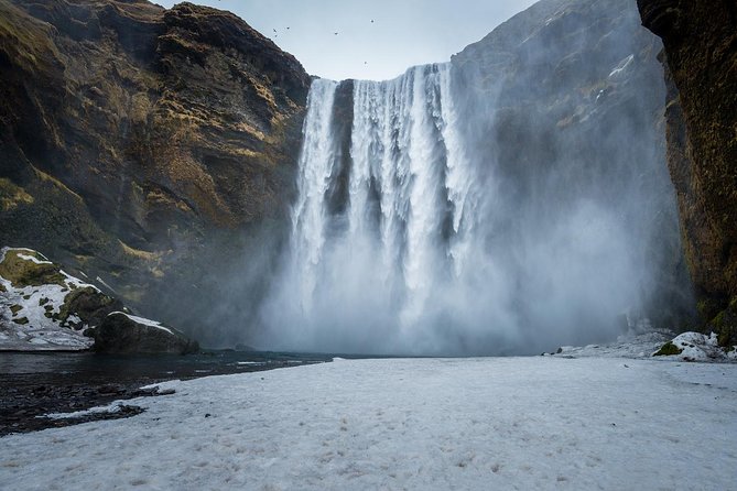 Guided Glacier Lagoon and Diamond Beach Day Trip from Reykjavik - Waterfalls that bookend the day, Skógafoss and Seljalandsfoss