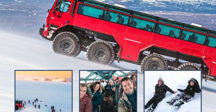 Gullfoss: Sleipnir Monster Truck Tour of Langjökull Glacier - On the Glacier: Guided Facts, Nordic Myth, and Real Scenery