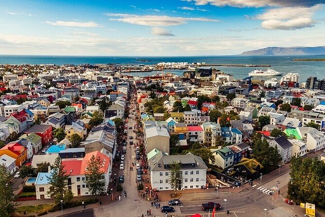 Helicopter Tour: Reykjavik City with landing at Mount Esja - The Reykjavik aerial sweep: roofs, parks, and neighborhoods from above