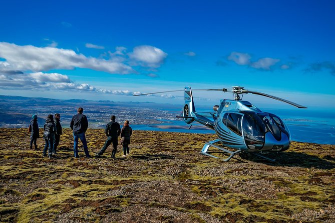 Helicopter Tour with Mountain Summit Landing from Reykjavik - The Flight Path Over Faxafloi Bay, Mountains, and Reykjavik