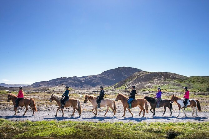 Horseback Riding Tour in Iceland - The ride itself: mossy lava paths and panoramic Bláfjöll views