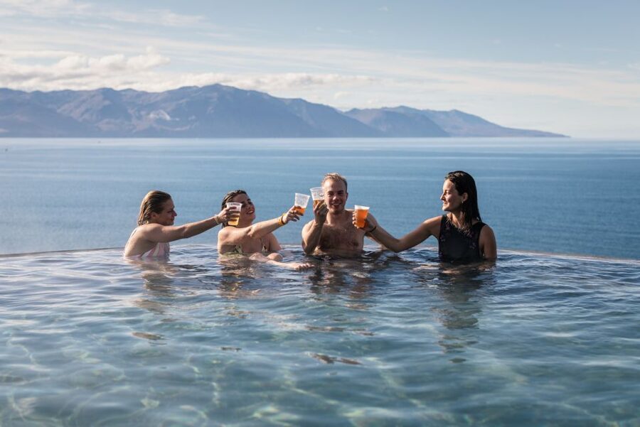 Husavik: GeoSea Geothermal Baths Entrance Ticket - From reception to lockers: how the soak experience starts