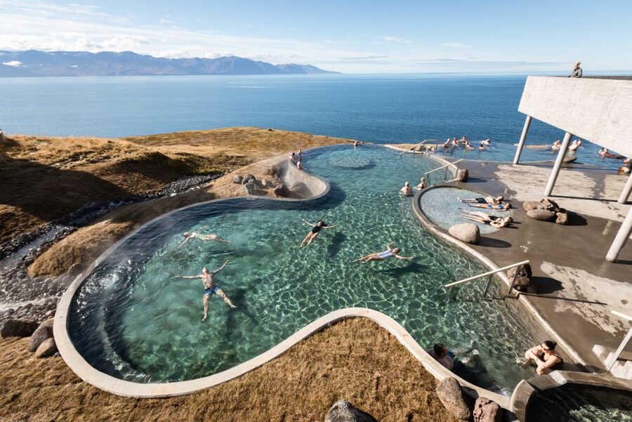 Husavik: GeoSea Geothermal Baths Entrance Ticket - Showers and included Sóley Organics products