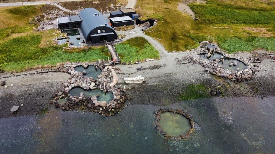 Hvammsvik Hot Springs: Admission Package - Pools, steam room, and the ocean cool down