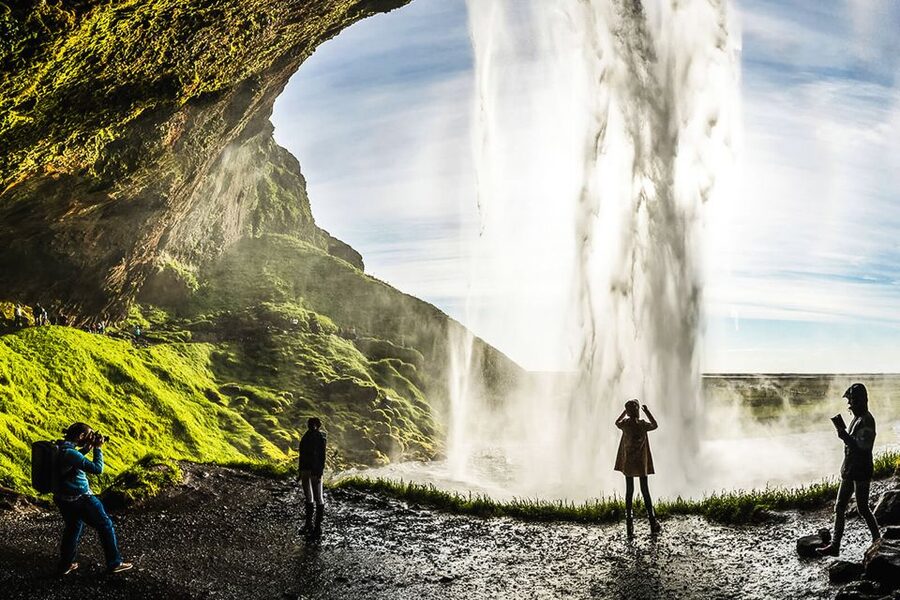Iceland: Full-Day South Coast, Black Beach & Waterfalls Tour - Seljalandsfoss: The Walk Behind the Falls (And Why It’s Worth Dressing for It)