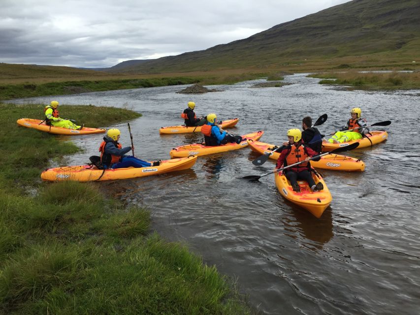 Icelandic Kayak Trip - Kayaking on Svartá: why this 1.5 hours feels like more