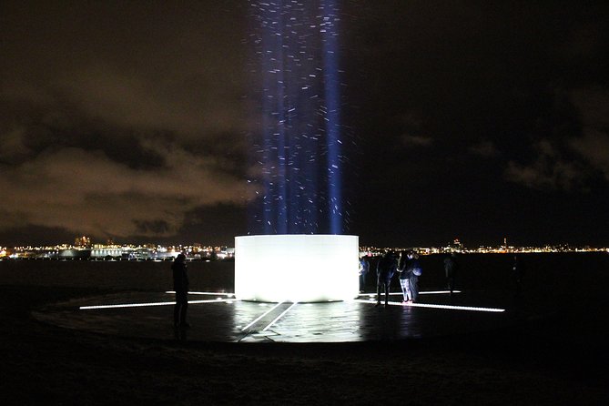 Imagine Peace Tower Tour on Viðey island | John Lennon tribute - Hot drinks, flash lights, and crampons: staying warm on a 2-hour outing