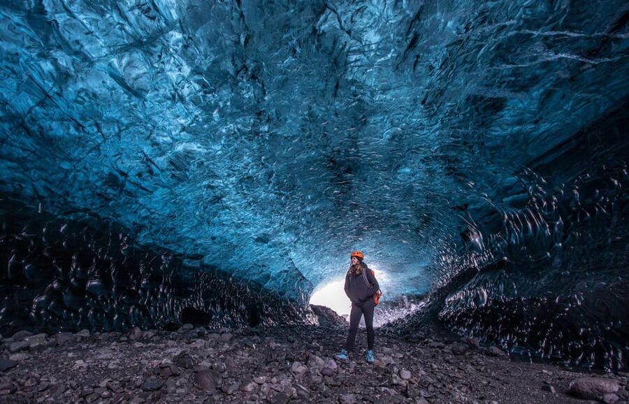 Jökulsárlón: Crystal Ice Cave Super Jeep Tour - Gear check on the glacier: crampons, helmet, headlamp, and safety reality