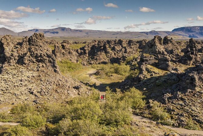 Lake Myvatn, Hot-Springs & Godafoss Waterfall Tour from Akureyri - Stop 3, Dimmuborgir: lava formations you can walk through