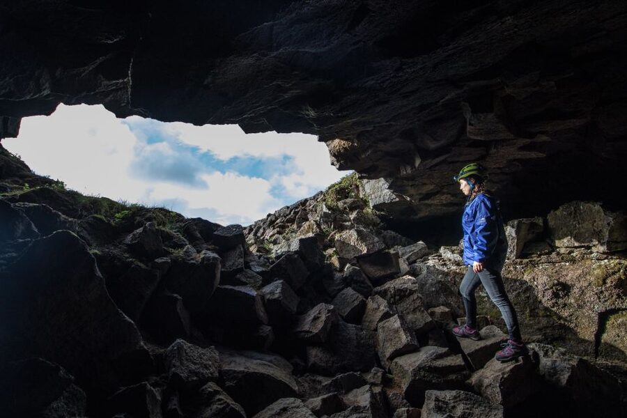 Leidarendi Cave: Lava Tunnel Caving from Reykjavik - Stalactites, drip stalagmites, and the thrill of touching ancient lava
