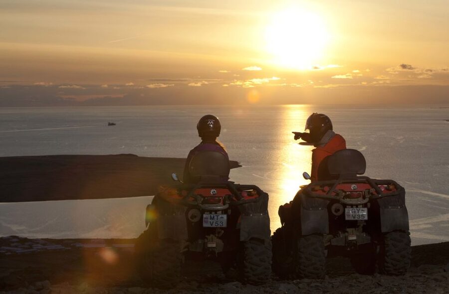 Midnight Sun ATV Tour - Hafrafjall and Ulfarsfell climbs: what the mountain time really feels like