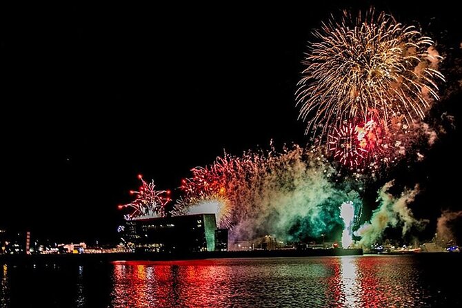New Years Fireworks by Boat from Reykjavik - A Northern Lights Bonus, When Conditions Cooperate