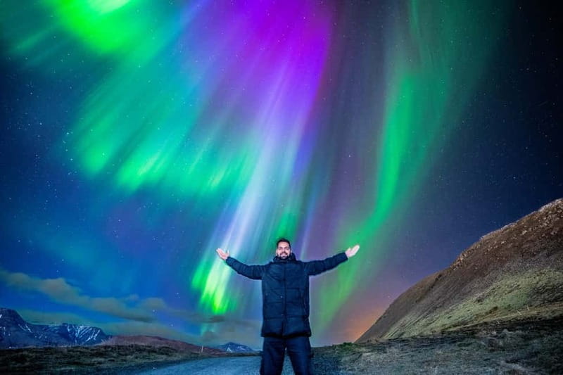 Northern Lights Jeep Tour - Icelandic Guide | Photos | Cocoa - At the Viewpoint: Standing Outside for Lights, Photos, and Folklore
