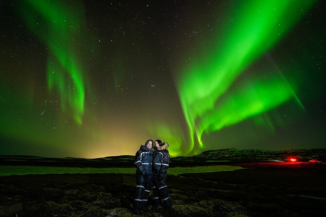 Northern Lights Tour with Photos, Snacks, Warm Snowsuits, Chairs - Leaving Reykjavik’s city glow for the Southern Region hunt