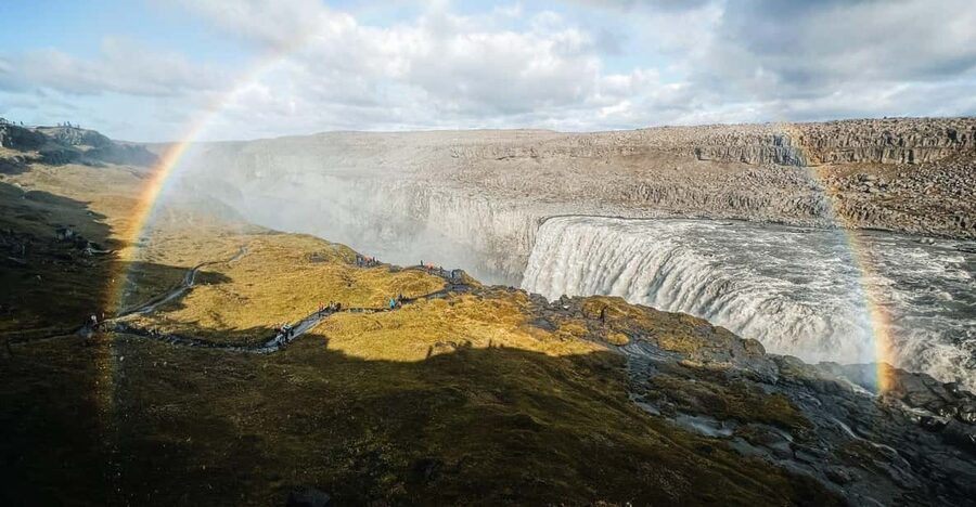 Port Akureyri: Godafoss Waterfall, Myvatn and Dettifoss - Goðafoss: A Historic Waterfall With Real Rainbow Potential
