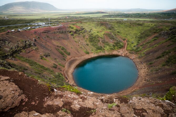 Private Full-Day Golden Circle Tour from Reykjavik - Kerið Crater: a short stop with included admission and striking aquamarine water