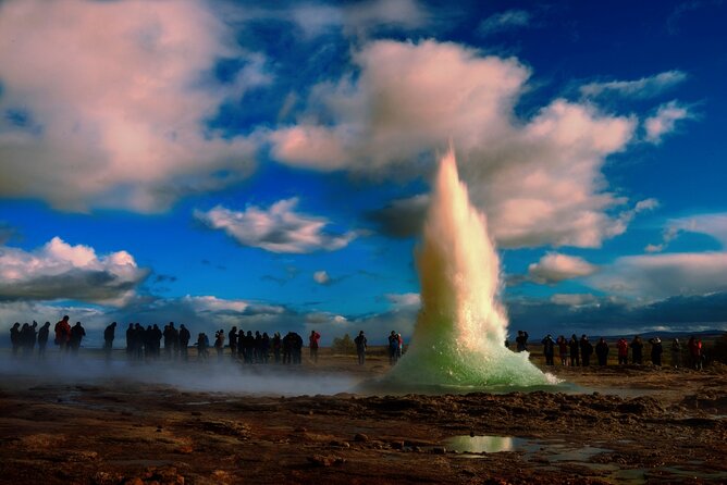 Private Golden Circle Tour by Luxury SUV from Reykjavik - Geysir geothermal area: where you watch steam and time it right