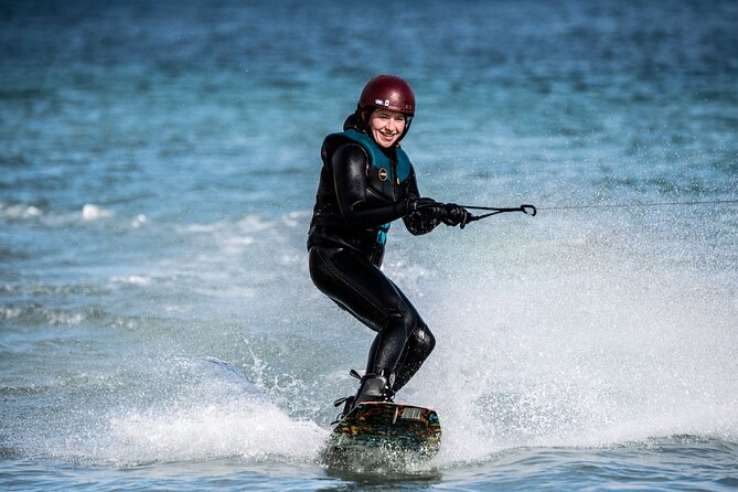 Private wakeboarding or waterskiing trip in Westfjords - Fjord Views Plus Arctic-Season Wildlife