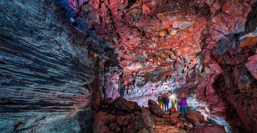 Raufarhólshellir: Lava Falls Adventure Tour - The start at the Lava Tunnel: meet up, gear up, and set expectations